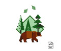 Brown bear - Vector graphics